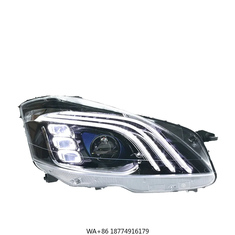 

Hotsales2006-2012 For S-ClassW221LED HeadlightAssemblyThree-BaLensNewDaytimeRunningLightsTurnSignalsAutoParts