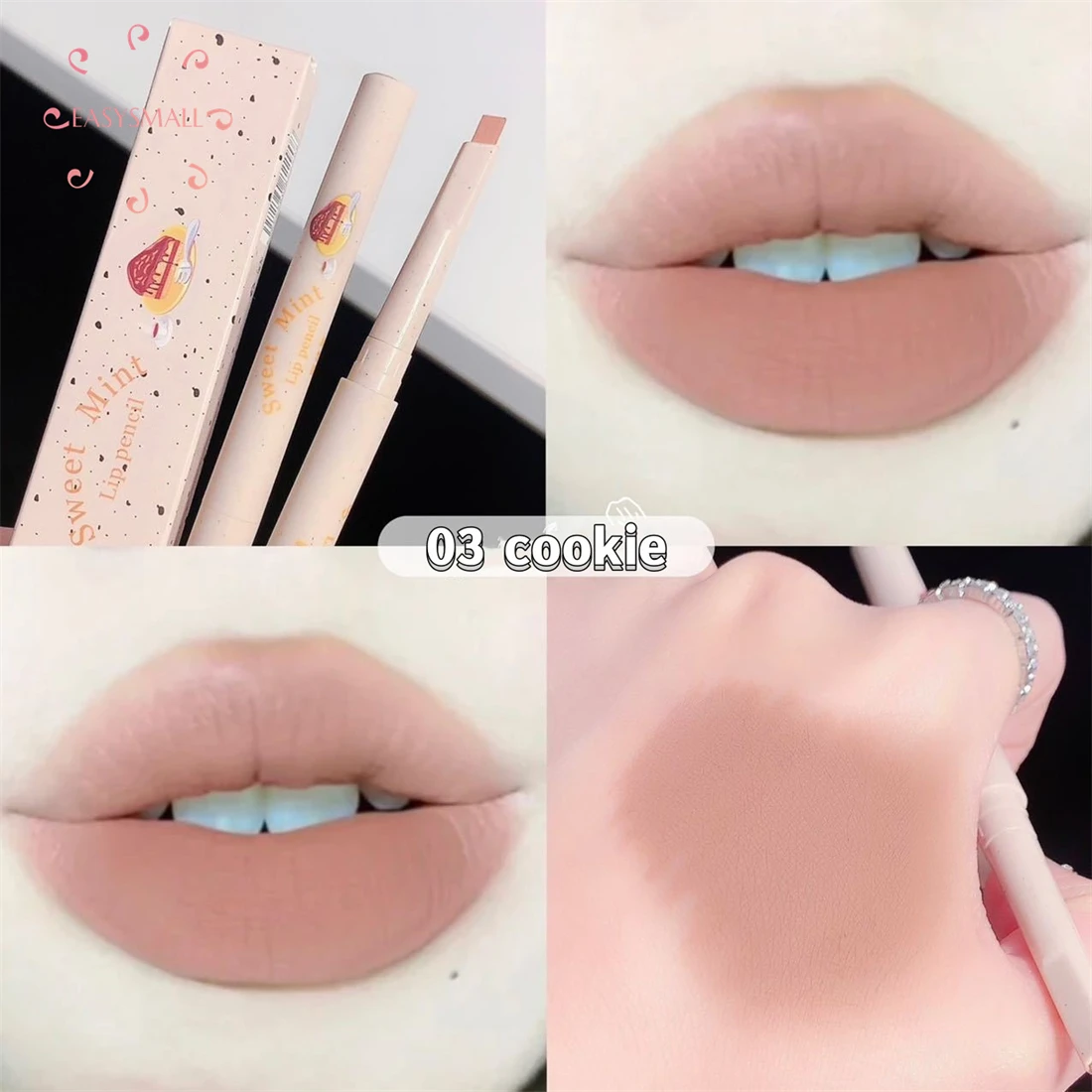 5Colors Lipliner Pencil Waterproof Sexy Red Matte Contour Tint Lipstick Lasting Non-stick Cup Moisturising Lips Makeup Cosmetic