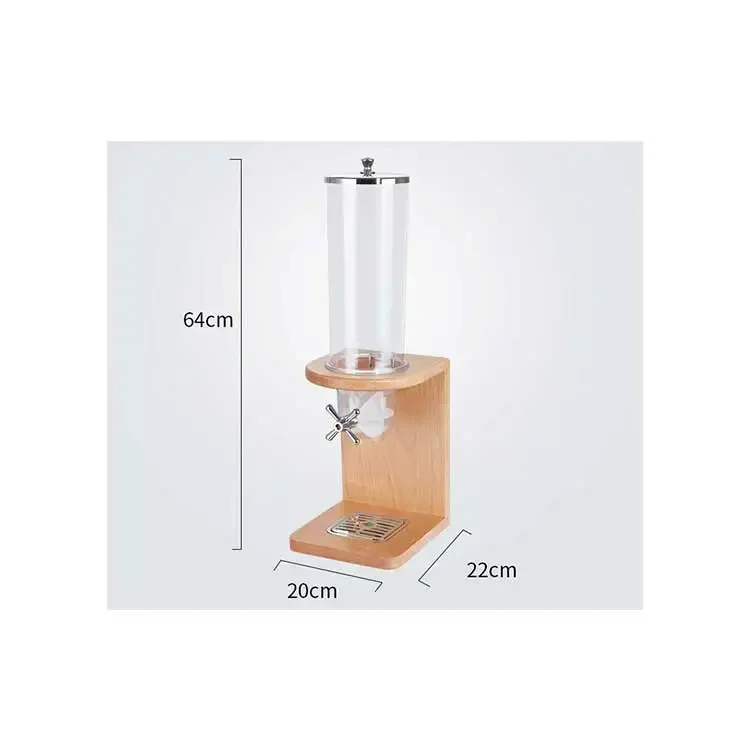 Acrylic Single Bulk Cereal Dispenser Dry Food Candy Storage Container