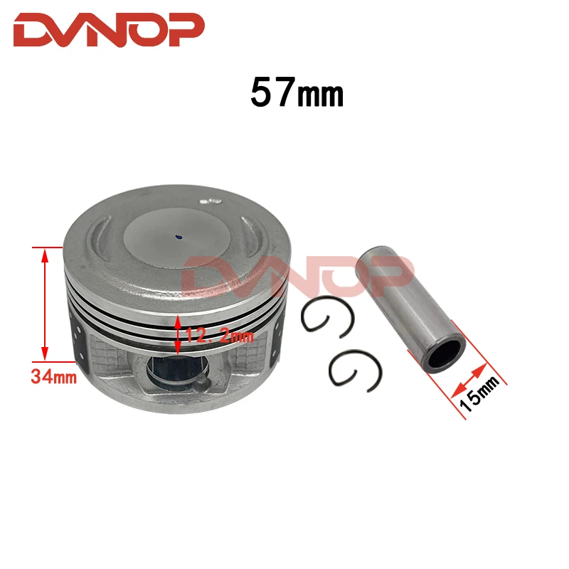57mm Big Bore Motorcycle Piston Ring Gasket Kit For Yamaha YBR125 YBR150 XTZ 125 XTZ125 TTR125 Engine Accessories