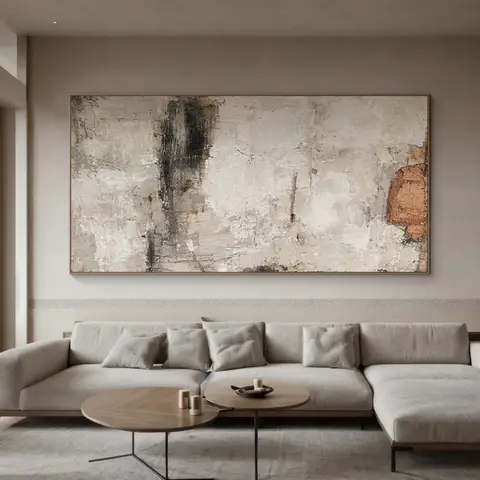 Nordic abstract olieverfschilderij handgemaakte canvas decoratieve muurschildering frameloze acryl hangende afbeelding voor woonkamer slaapkamer gangpad veranda