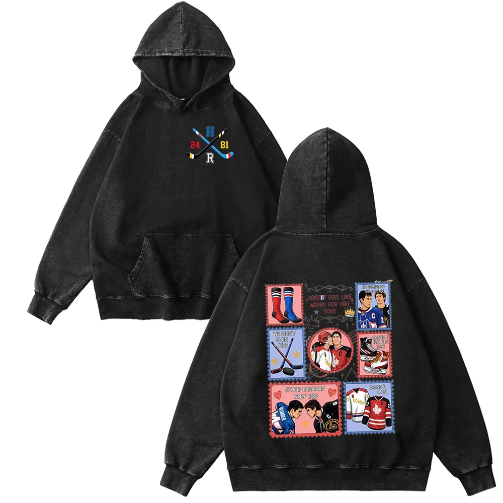 

Heated Rivalry Hoodies Vintage Merch cotton Hoodie Men and Women Hip-hop Sports high quality Pullover fashion Sweatshirt
