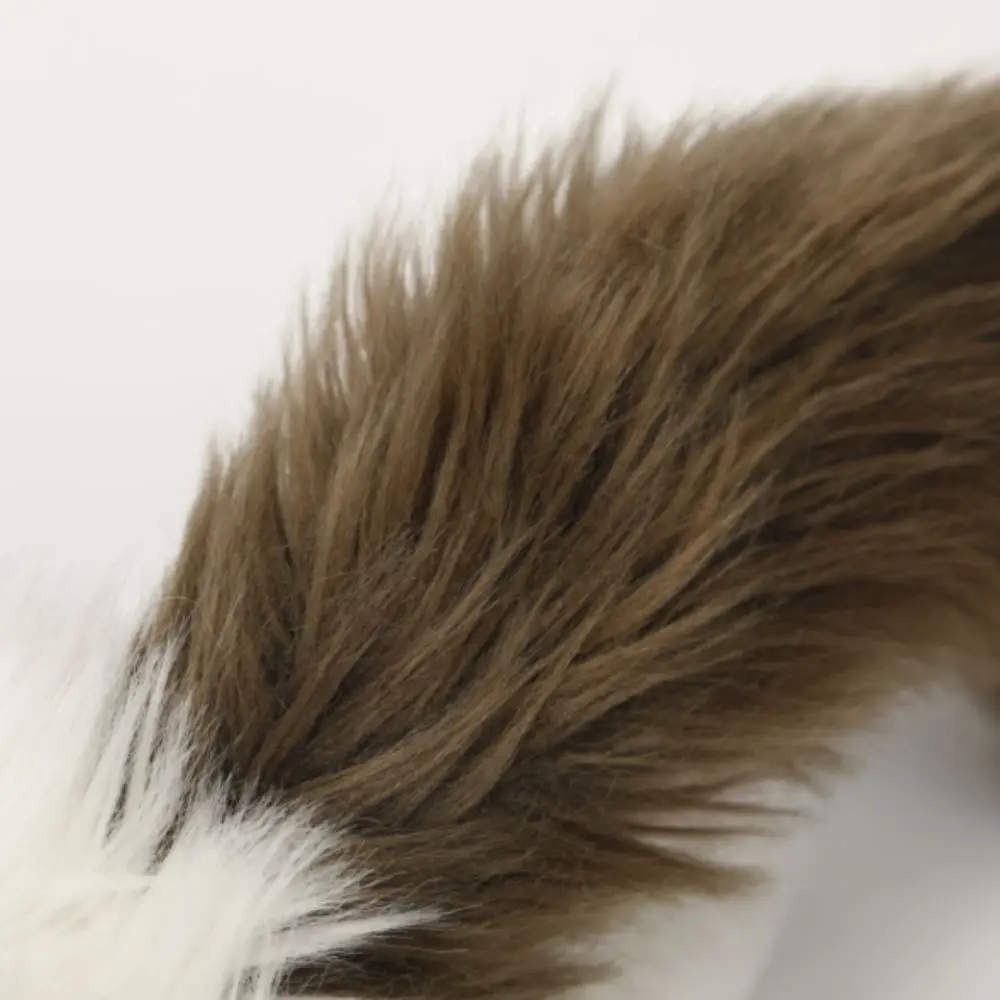 Langhaariger, flauschiger Katzenpuppen-Rucksack, Ragdoll-Katzenfliege, niedliche Damen-Rucksäcke, weißer Cartoon-Plüsch-Katzen-Rucksack, Babytasche