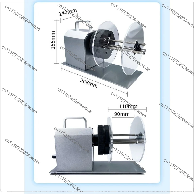 Automatic Label Rewinder, Tag Rewinder, Machine Washing Water Mark, Coated Paper Non-dry Barcode Printing Rewinder