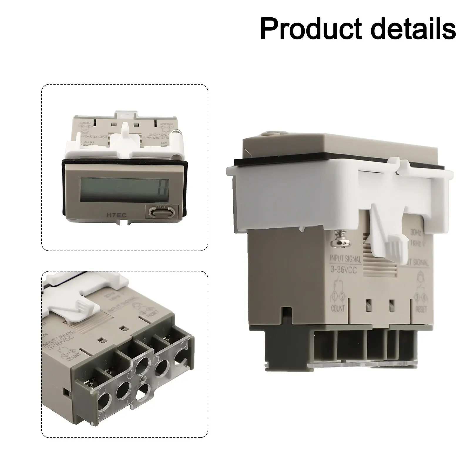 Accurate Counting Digital Counter For Monitoring Usage IP66 Waterproof Memory Time Long For Electrical Applications