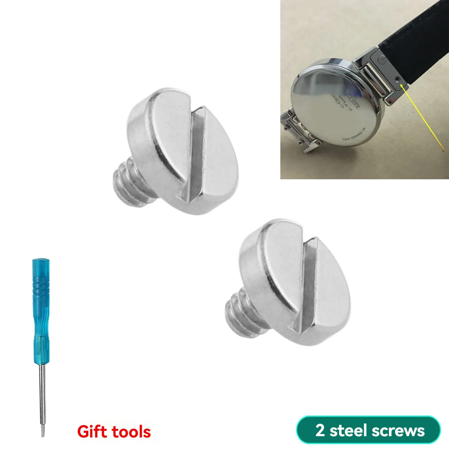 

Винты для задней крышки часов CK, гайки для нижней крышки, серия K94231, высококачественные винты с плоской головкой из нержавеющей стали, аксессуары для часов