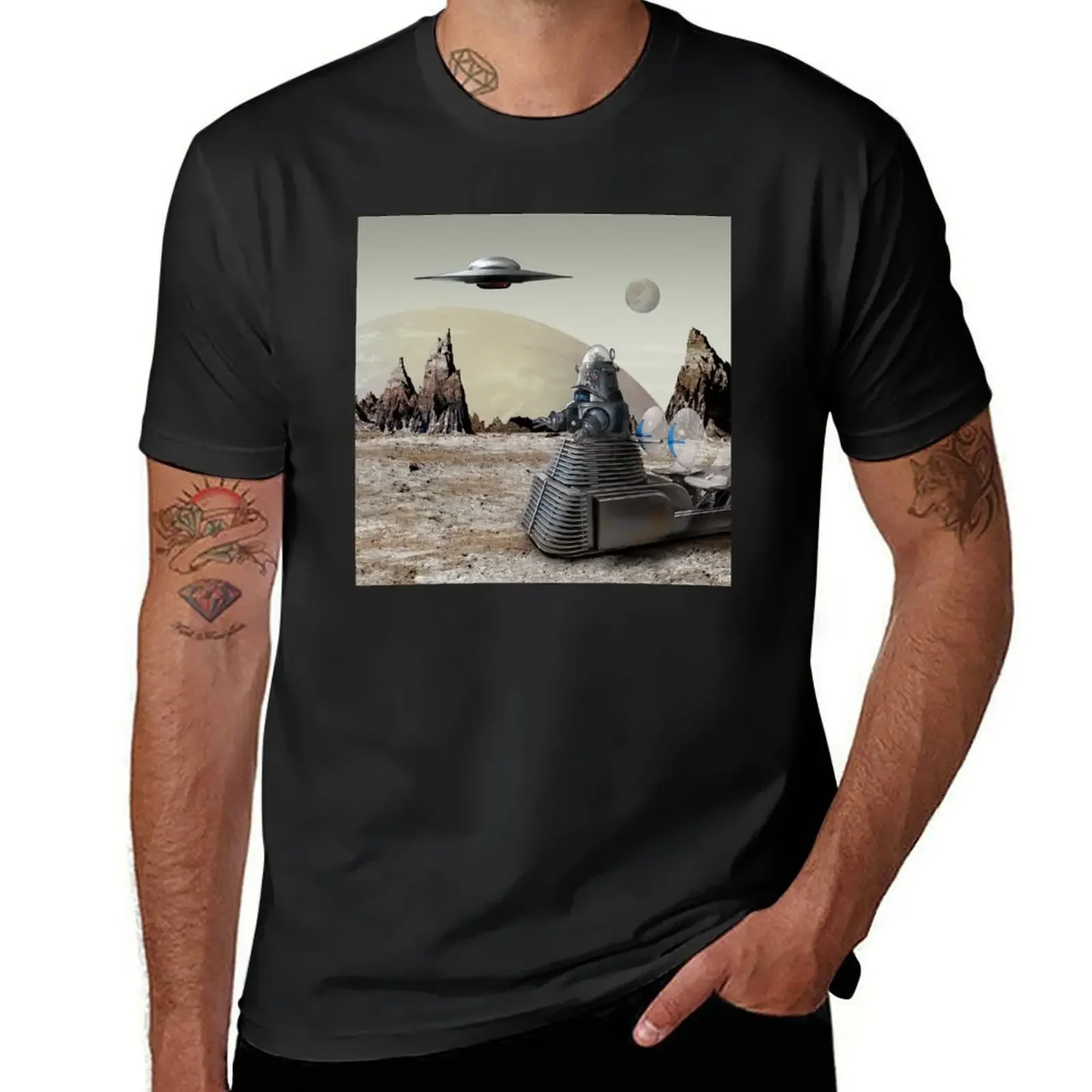 Forbidden Planet, original new design poster. T-Shirt football t shirt blue lock anime shirts men