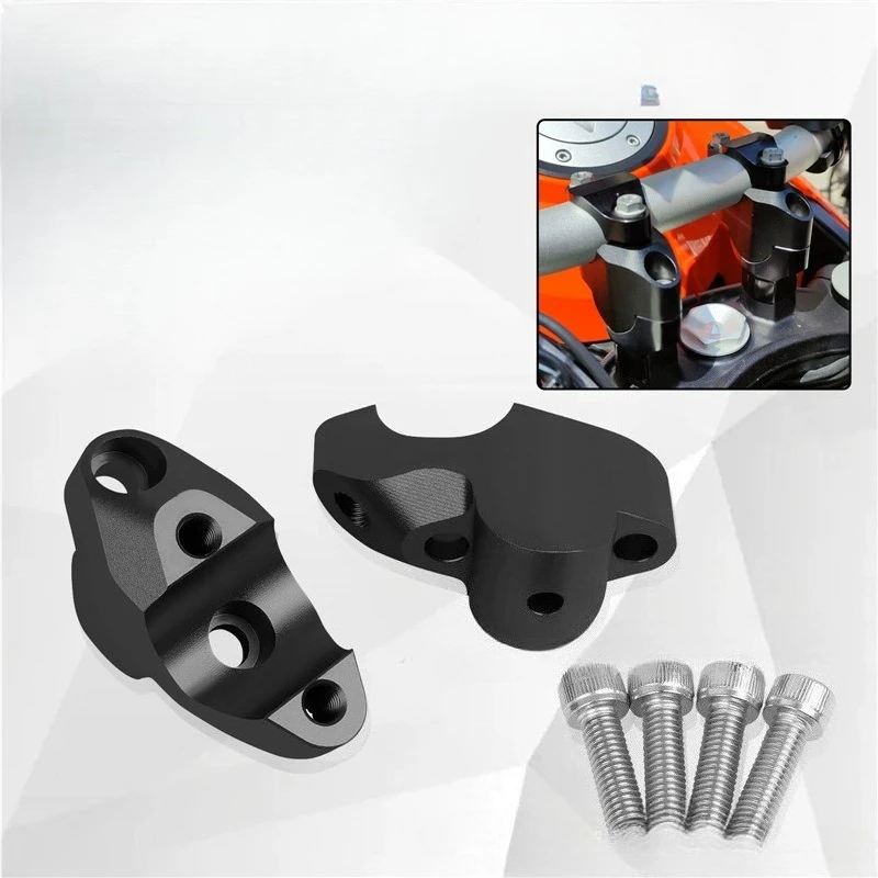 

For KTM 390 790 1050 1190 1290 ADV CNC Aluminum Motorcycle Handlebar Riser Heightening Clamp Motorcycle Accessories