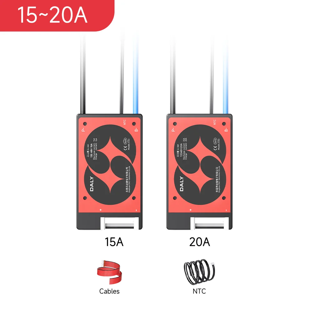 

DALYBMS Li-ion 7S 24V 10S 36V 13S 48V 15A 20A LIFEPO4 Battery with Balance Low High Temperature Cut Off Protection