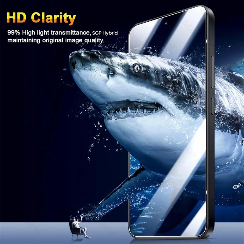 5-1 piece of 9H tempered glass screen protector, suitable for Samsung Galaxy A57 5G A37 A27 A17 A07 high-definition film view 2