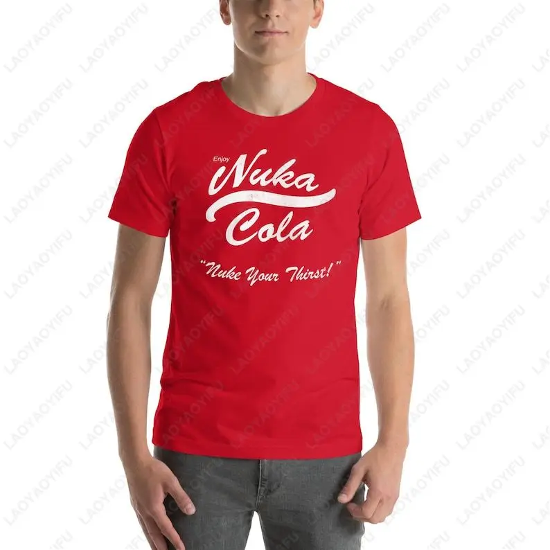 Enjo Cola Your Adult Cotton Graphic T Shirts Harajuku Men Clothing Vintage Funny Tshits Summer fashion Casual Short-sleev