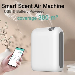 Diffuseur d'arômes Diffuseur de parfum intelligent avec nébulisation d'air froid Diffuseur d'huiles essentielles sans eau avec alimentation par USB et batterie