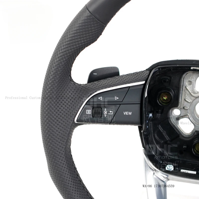 Hot  for 2018-2025 Audi Q5L modification and upgrade with button-operated high-end full-leather car steering wheel modificat