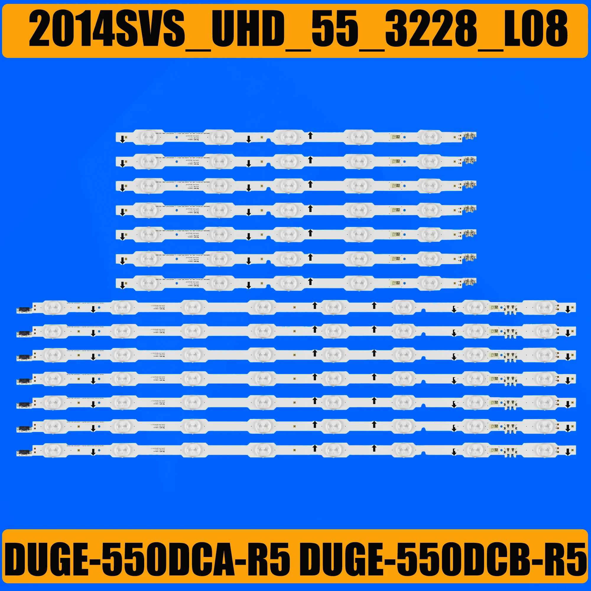 Pasek podświetlenia LED(14) do Samsung UE55HU6900U UE55HU7000U UN55HU7000 UN55HU6840 UN55HU6830 DUGE-550DCB-R5 550DCA 2014SVS-UHD-55