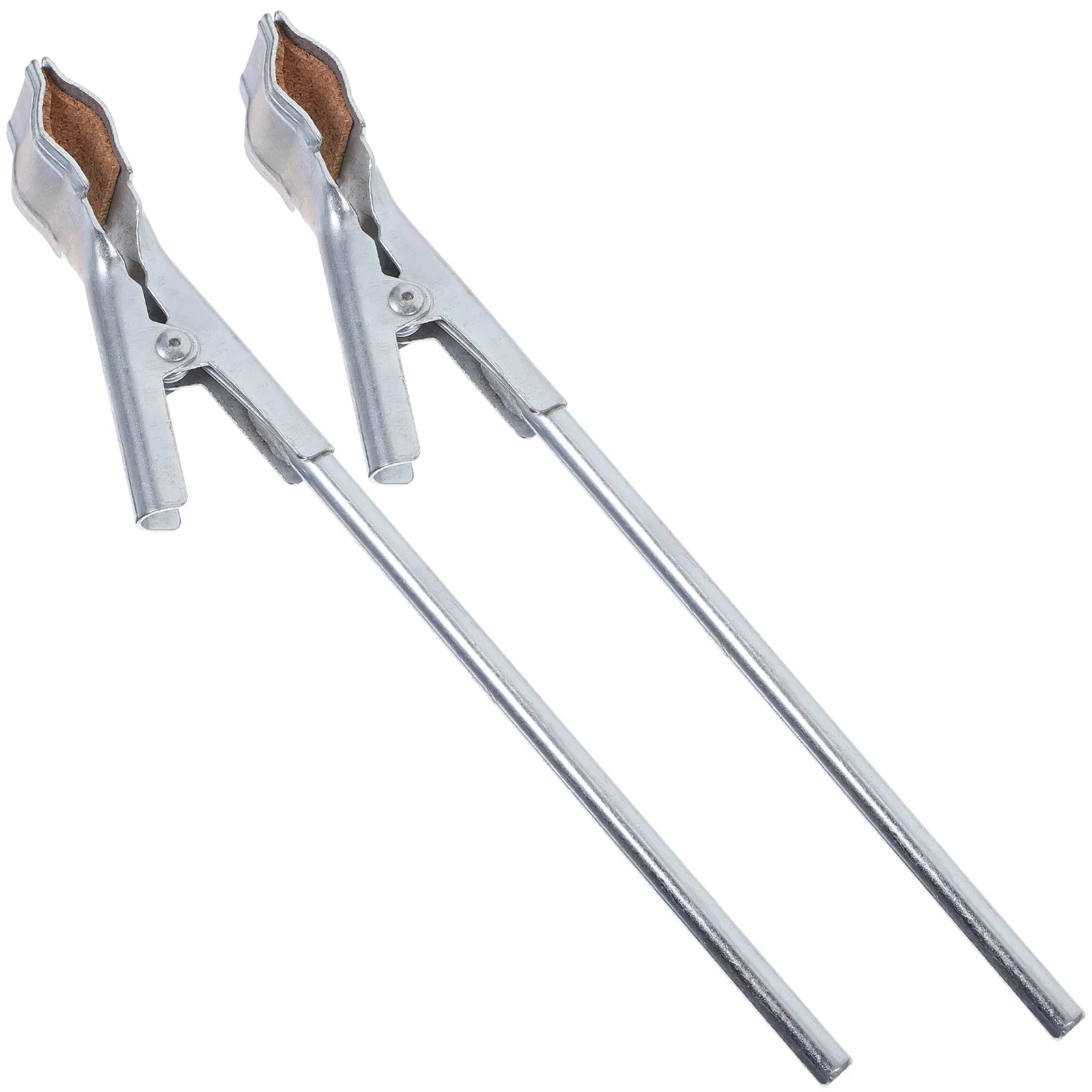 

2pcs Test Clamp Iron Galvanized Anti-skid Test Tube Clamp Lab Experiment Teaching Equipment Adjustable Holder