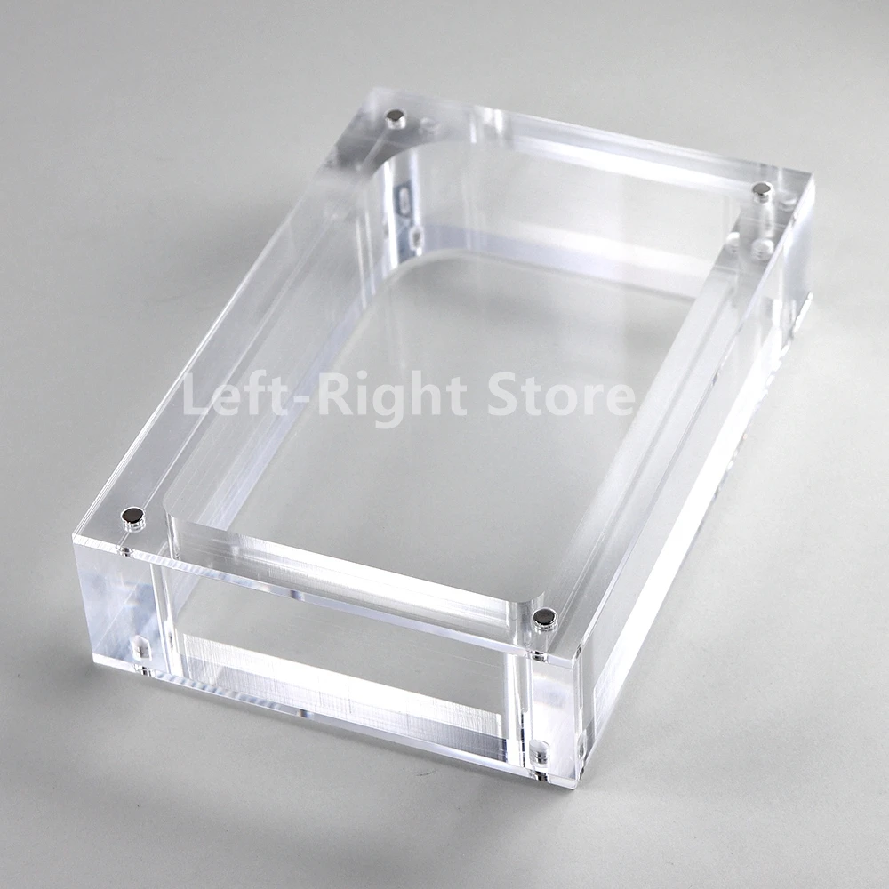 Transparente Acrílico Game Boy Console Cover, Card Slot Box, Display Stand Acessórios, Shell para GB, 1Pc