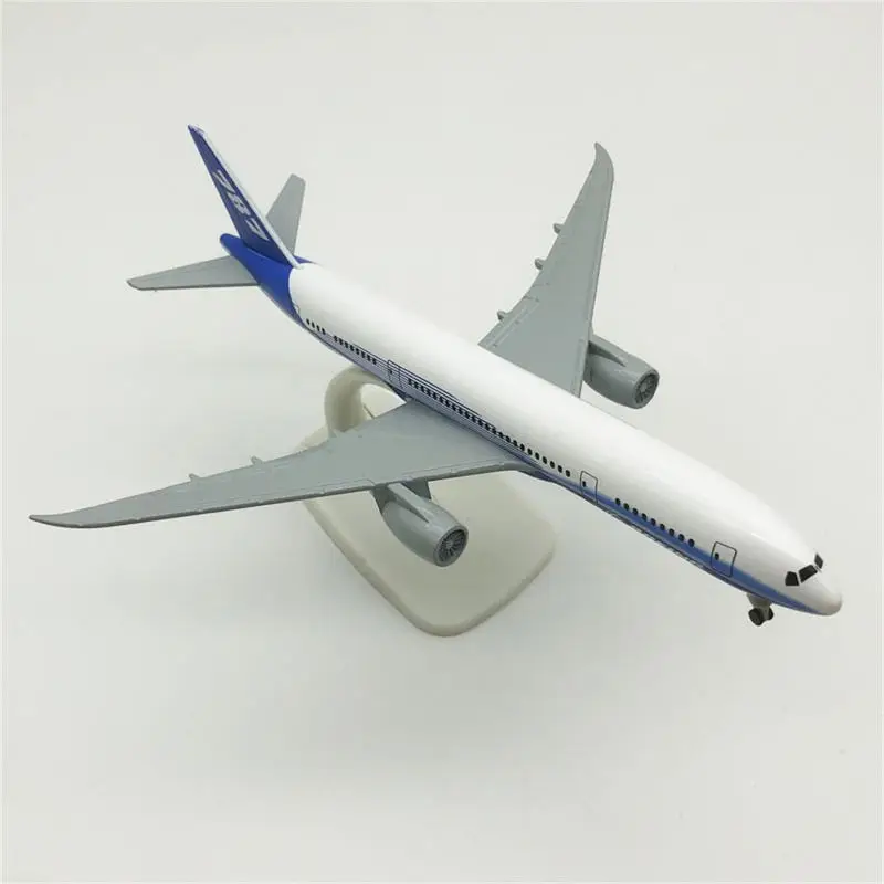20cm Prototype B787 Miniature Airplane Model with Landing Gear Wheels For Adult Aviation Enthusiast Gift or Display Collection