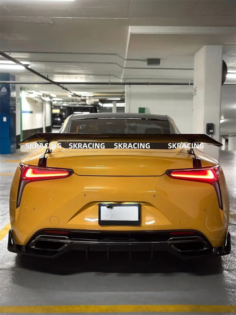 สำหรับ LC500 Lexus LC500h 2018-2024ชุดตัวกระจาย bemper belakang คาร์บอนไฟเบอร์ของจริง