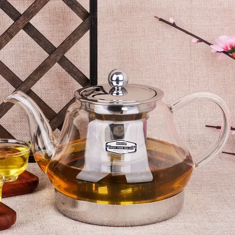Heat Resistant Glass Teapot Electromagnetic Furnace Multifunctional Teaports Induction Cooker Kettle - view 2