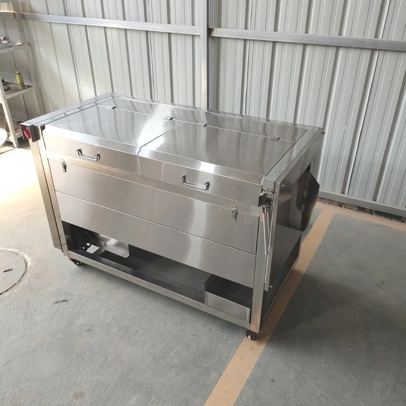 Простая в эксплуатации автоматическая промышленная машина для очистки картофеля, имбиря, 500 кг/ч, машина для очистки кистей, машина для очистки картофеля