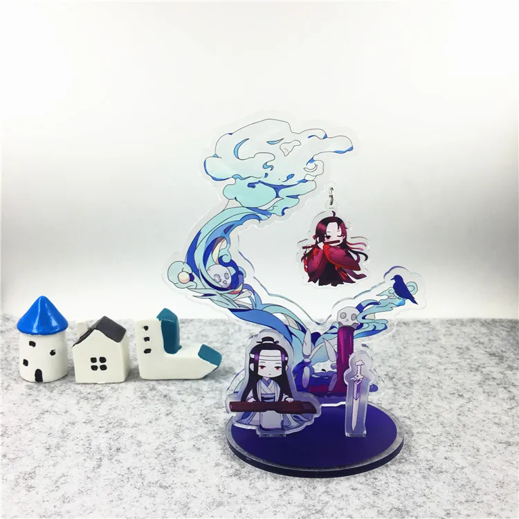 Anime Mo Dao Zu Shi Acrylic Stands Wei Wuxian Lan Wangji Figure Model Plate Holder Around Fans Gift