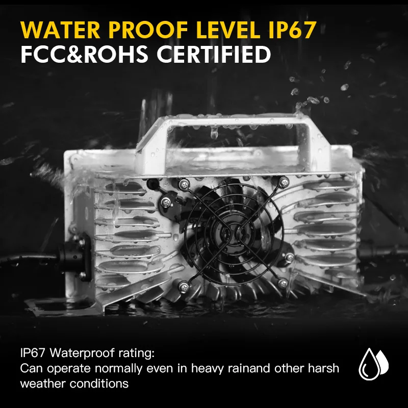 شاحن بطارية ليثيوم 48 فولت 25 أمبير 2 دبوس التوصيل # MAC-SCR48-17-17 لياماها G19 - G22 عربة جولف 1400 وات