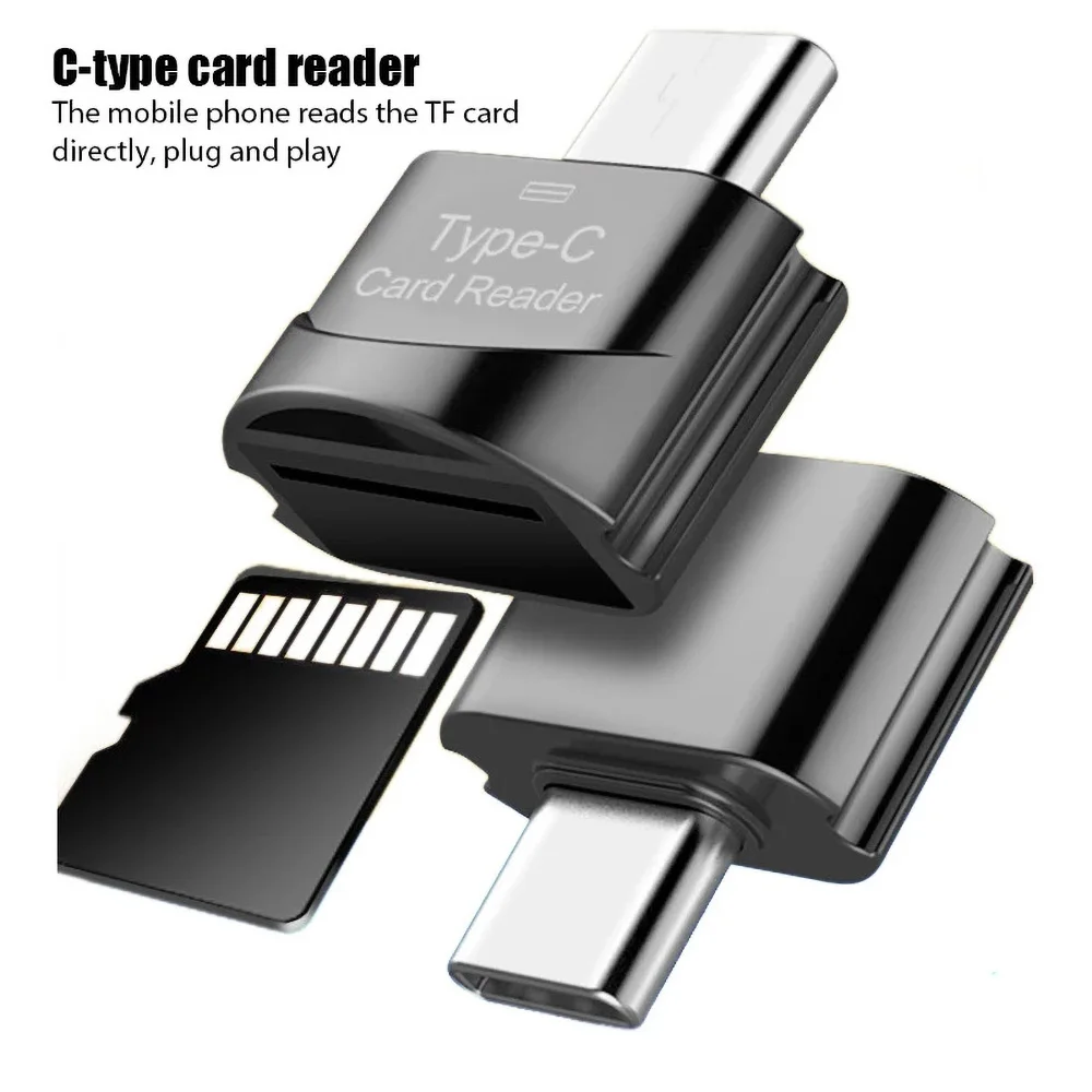 USB 3.0 Type C Card Reader for iPhone IOS13 TF Memory Card Adapter Cardreader for Samsung Xiaomi Mini Micro Card Reader