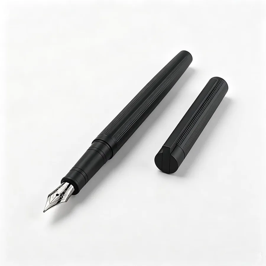 Nowy metalowy długopis wieczny Jinhao X850 czarno-złoty z irydową końcówką EF F, artykuły szkolne i biurowe, pióra na atrament, prezent, artykuły papiernicze. — zdjęcie produktu 3