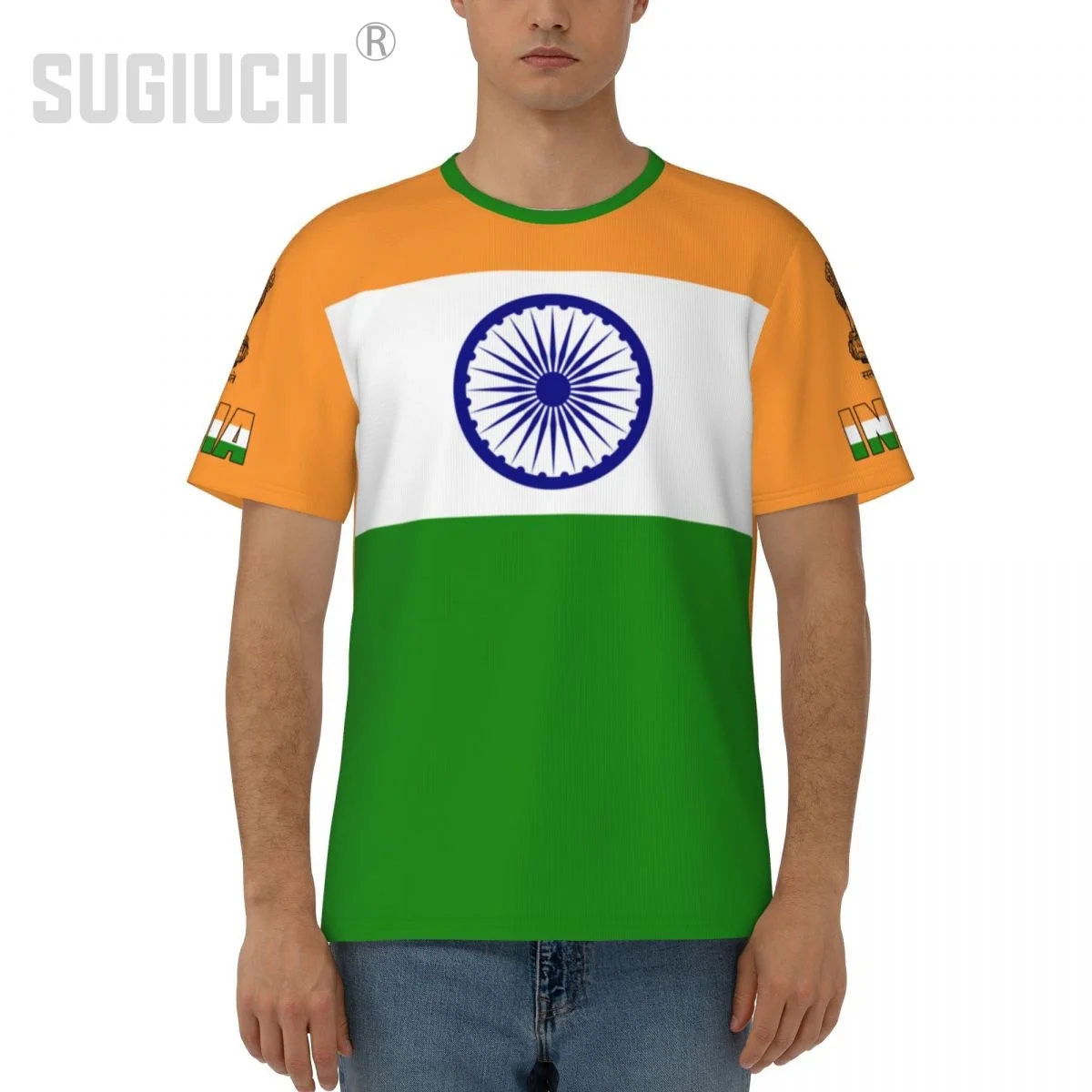 Unisex Nation T-shirt India Flag Indian T-shirts jersey For Men Women Soccer Football Fans Gifts Custom clothes tee