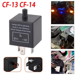 Universal 12V 3 Pin CF-13 CF-14 JL-02 Motorcycle LED Flasher Blinker Relay Automobile Turn Signal Light Relay Motorcycle Switch