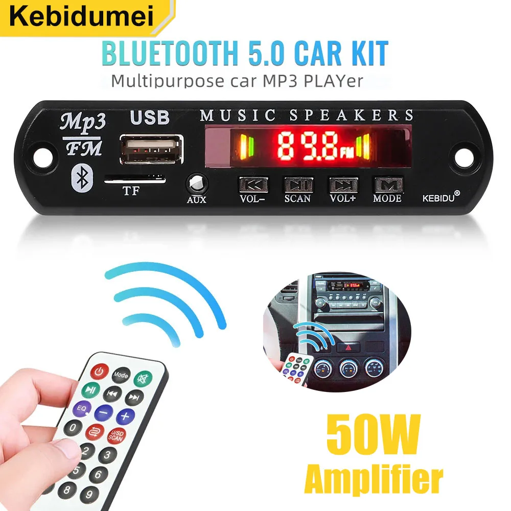 50W Amplifier Bluet…