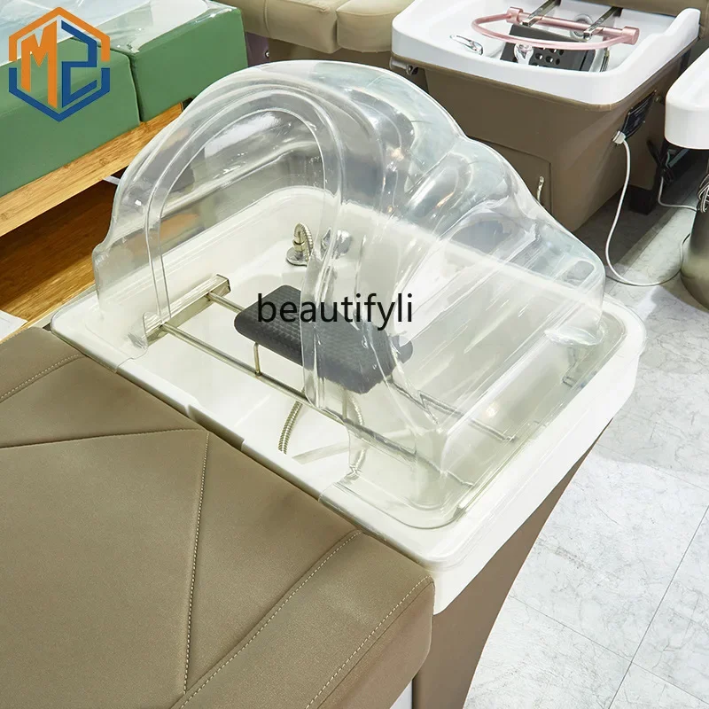 Thai shampoo bed barber shop hair salon special beauty salon fumigation water circulation head treatment flush bed