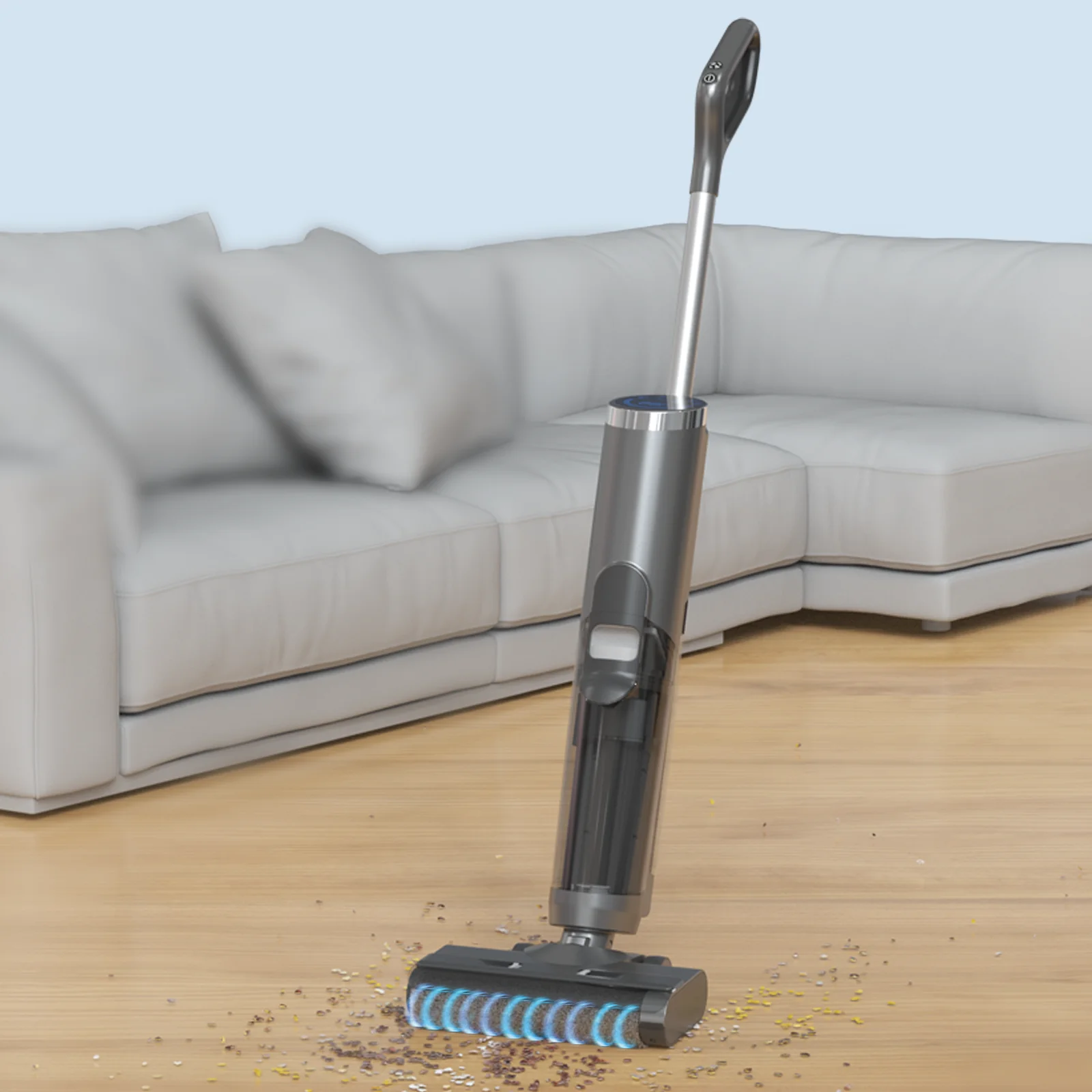 

Household Electrolysis Water Sterilization Self Cleaning Wet Dry Vacuum Cleaner Upright Floor Washer with Water Filter and Mop