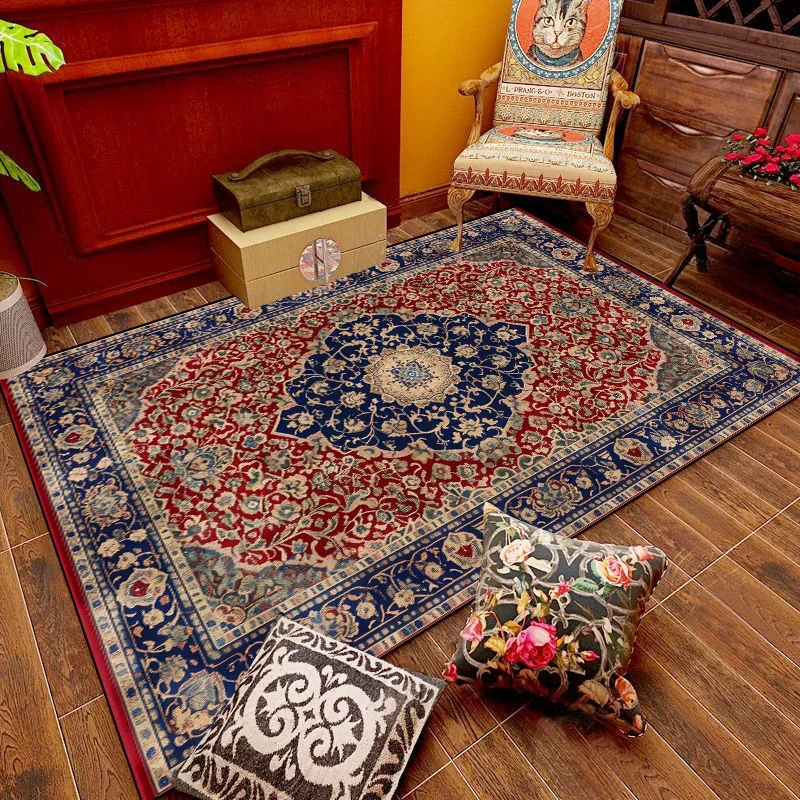 Turkey Mandala Big Carpets for Living Room Persia Home Non-slip Large Geometric Area Rugs for Bedroom Parlor Floor Mat Tapis