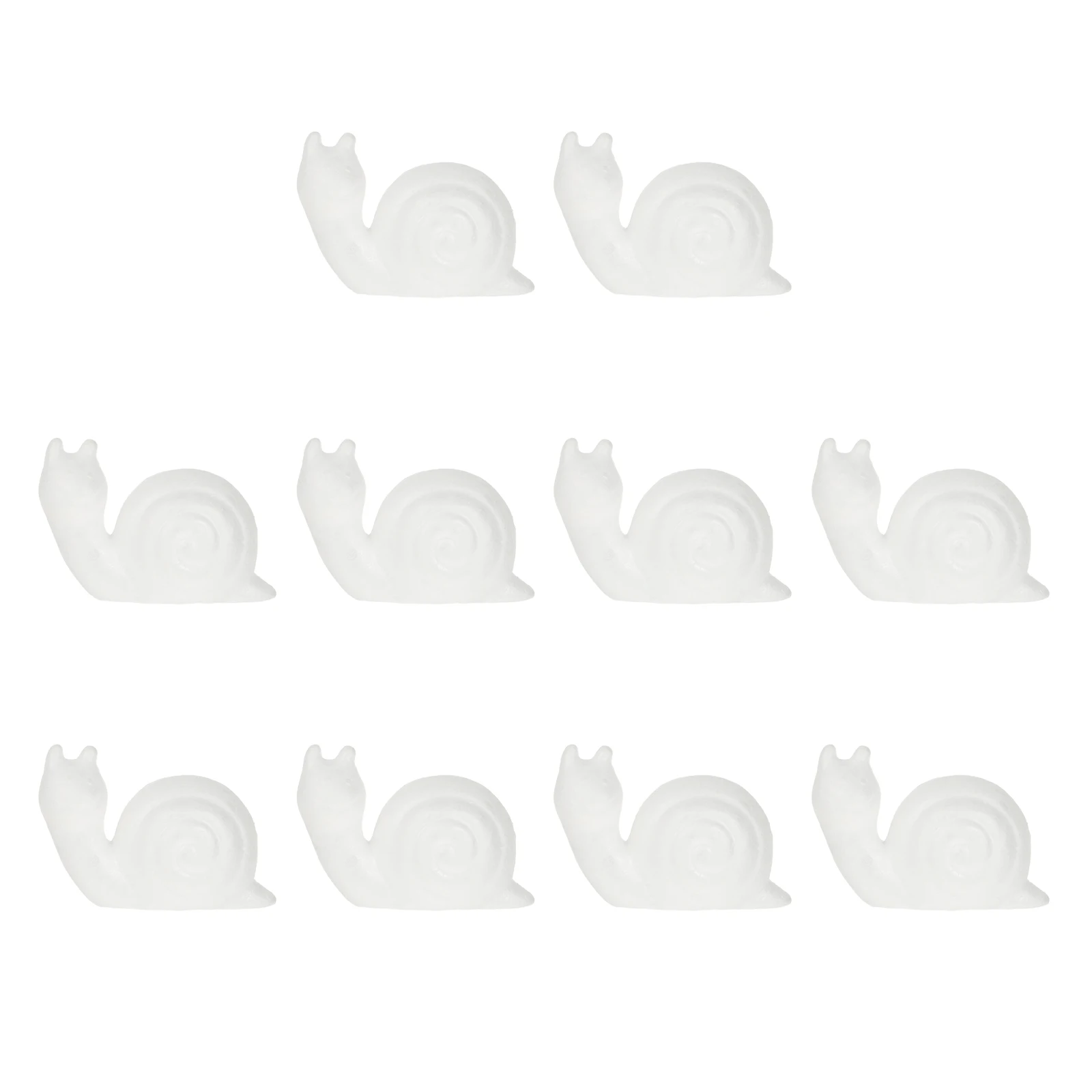 

10 Pcs Foam Snail Models Kids DIY Projects Decorative Craft Materials Home Table Festivity Atmosphere Creative Animal Puppet