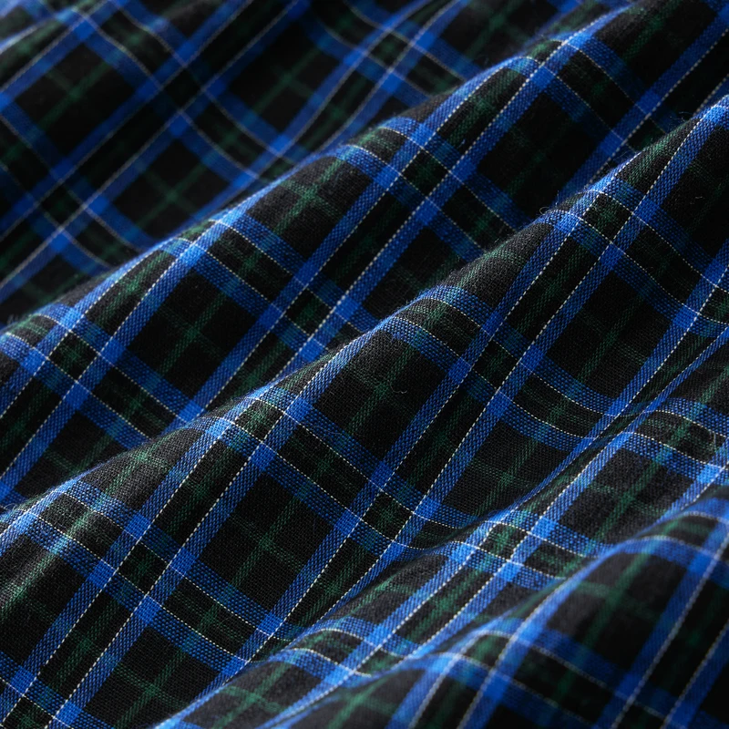 Mens Cotton Boxers Breathable Soft Comfortable Underpants Elastic Waistband Checkered Boxer Shorts Pants for Men Home Daily Wear