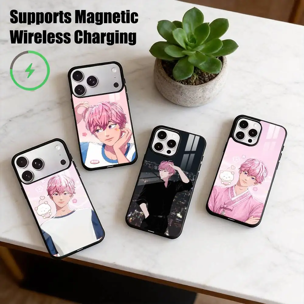P-PLAVE Bamby   B-Band  Phone Case For iPhone17,16,15,14,13,12,11 Plus,Pro Compatible with magnetic wireless charging Gift