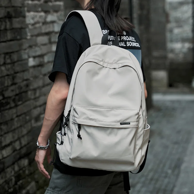 Men's large backpack, travel bag, laptop bag, backpack middle school and college students, men's bag