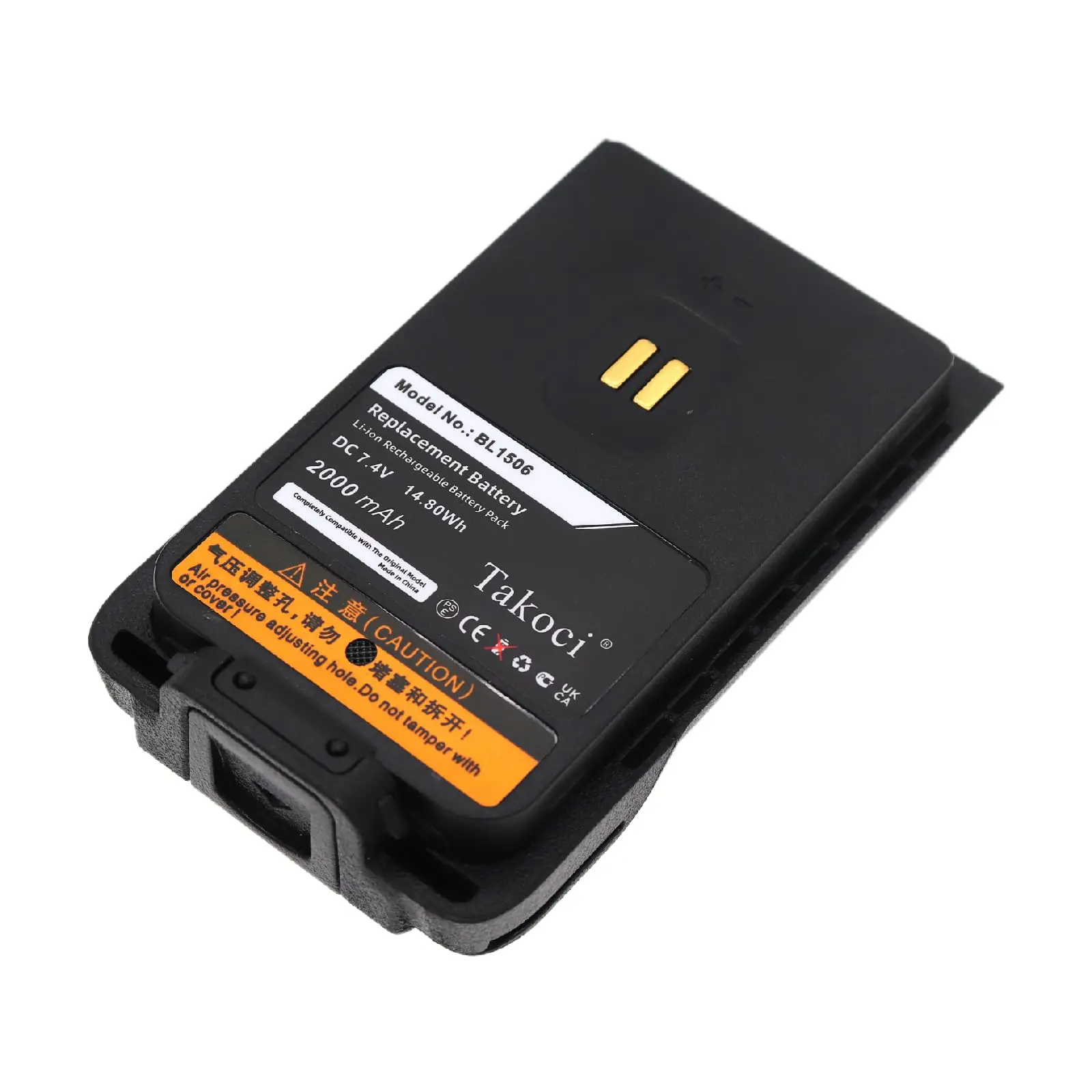 Replacement Battery for Hytera  BD500, BD505, BD555 BL1506, BL2018 7.4V/2000mAh