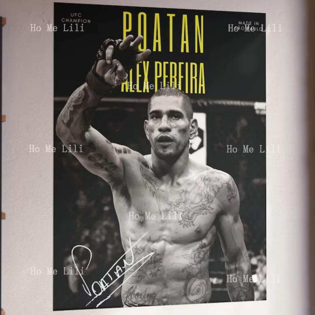 Alex Pereira Poster Wall Decor Boxing Fan Gift