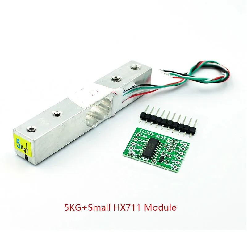 Тензодатчик 1 кг 5 кг 10 кг 20 кг 100 г HX711 AD модуль датчик веса diy электронные весы датчик давления для взвешивания из алюминиевого сплава