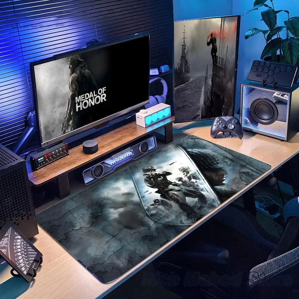 Medal Of Honor Mouse Pad Mousepad Large Gaming Mouse Pad LockEdge Thickened Computer Keyboard Table Desk Mat