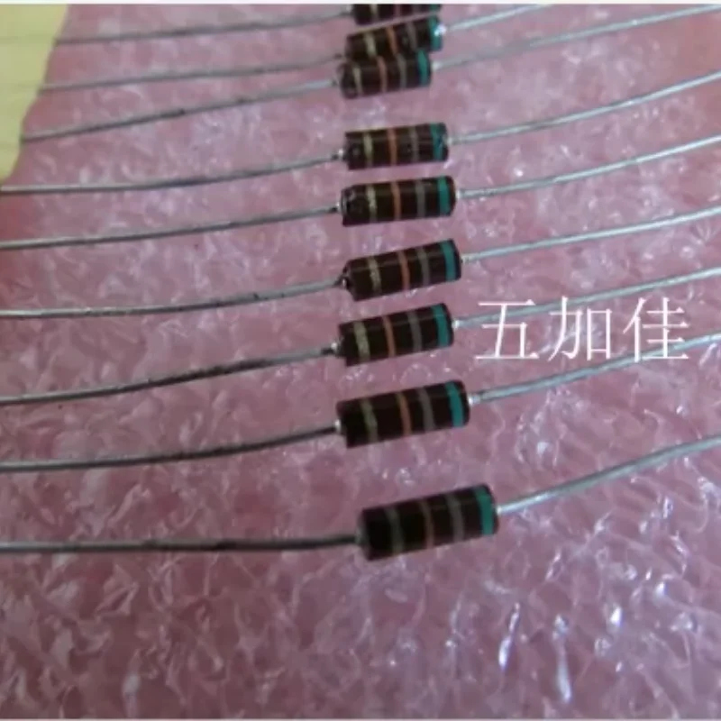 10-100pcs imported RCR07G513J 51K 1/4W carbon core color free ring resistor