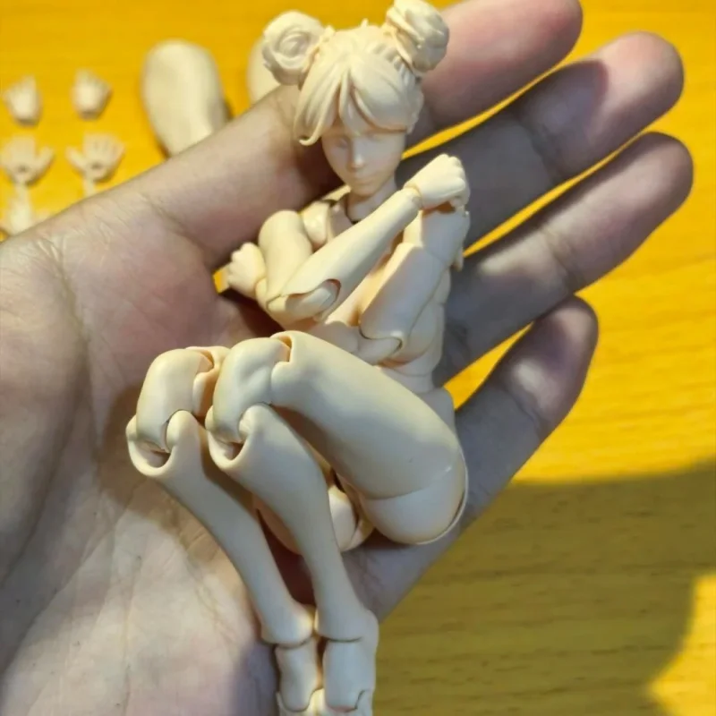 정품 재고 로만키 X 카울 1/12 슈퍼 액션 피규어 장난감 모델 컬렉션 생일 선물 모바일 걸 바디 여성 관절 바디