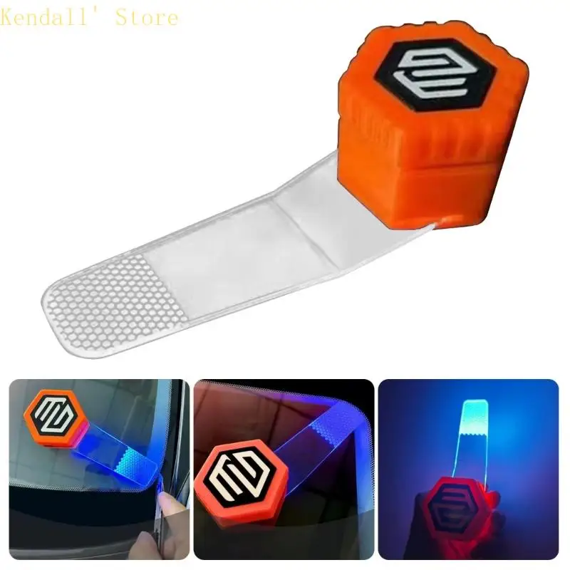 3XUB احتراف نافذة السيارة TINT TOUT ضوء LED مغناطيسي مع وسادة مضادة للخدش وعاكسات قابلة للتبديل للعمل #1