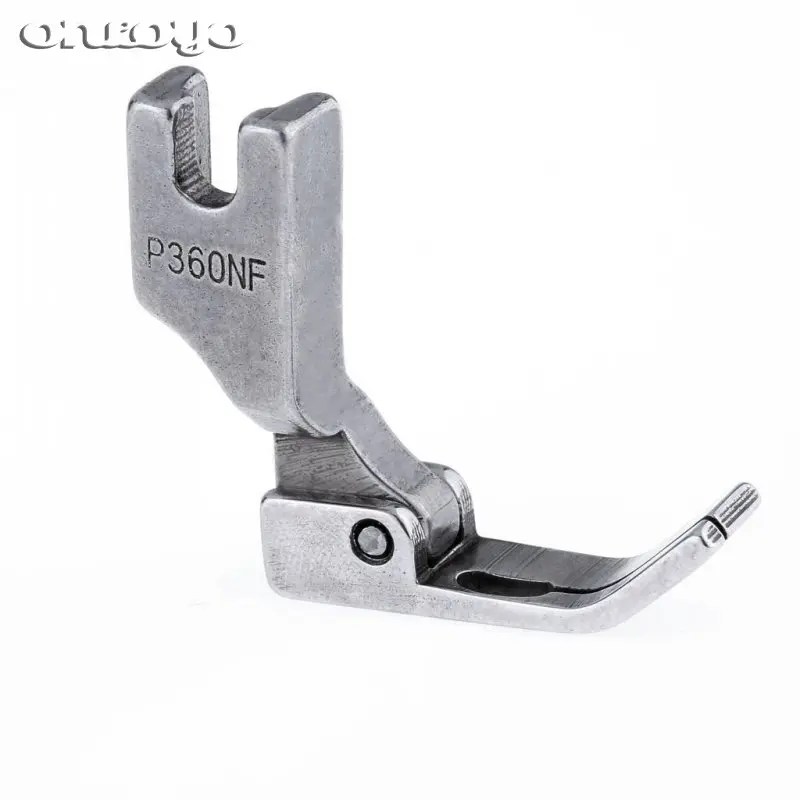 Hinged Zipper Presser Foot P360NF For Industrial Needle Feed Sewing Machines P360-NF