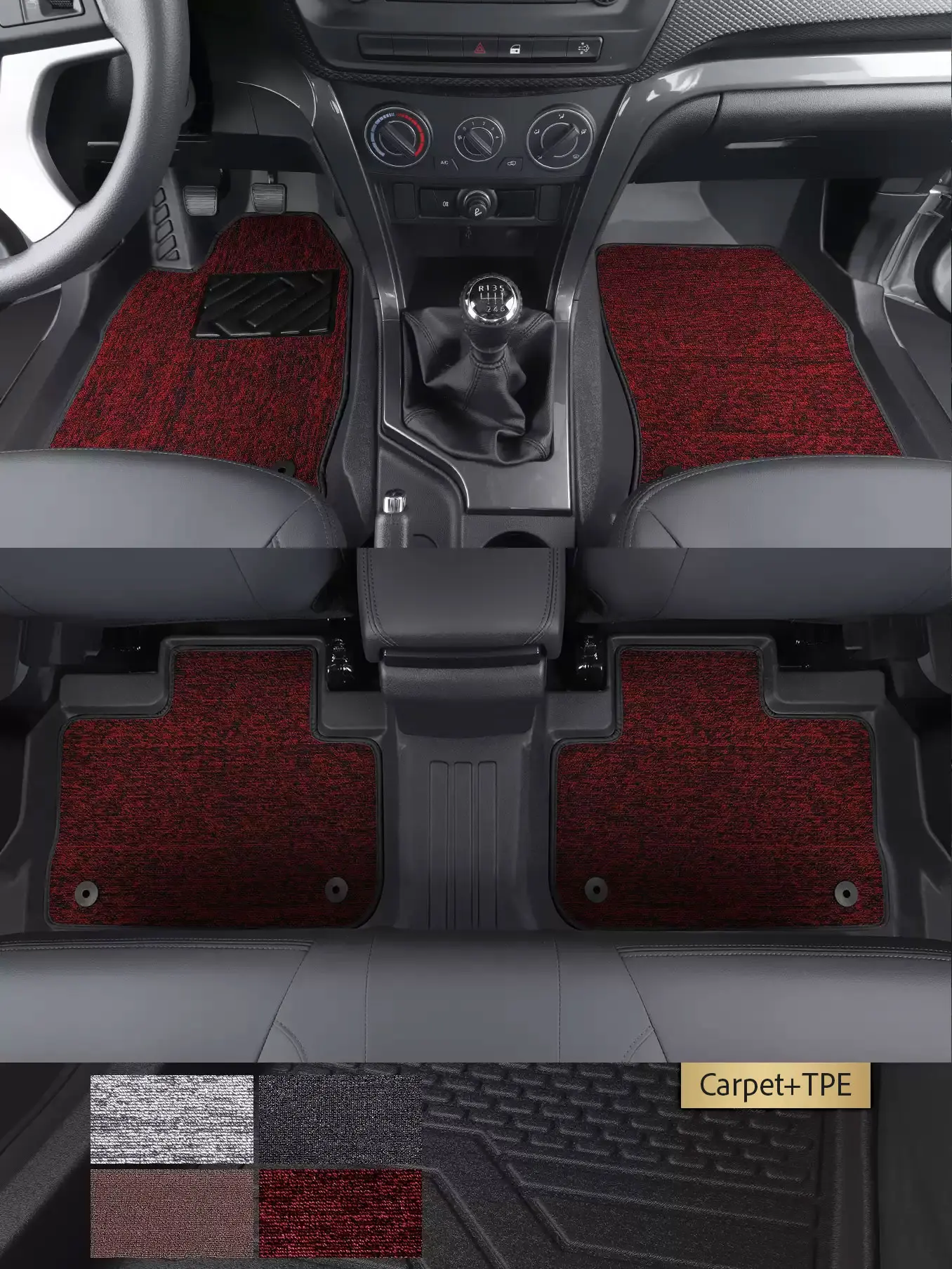 Left-Hand Drive Car Custom Fit Floor Mat For Great Wall Wingle 5 2011-2026 Waterproof Odorless Durable Full Coverage Floor Liner