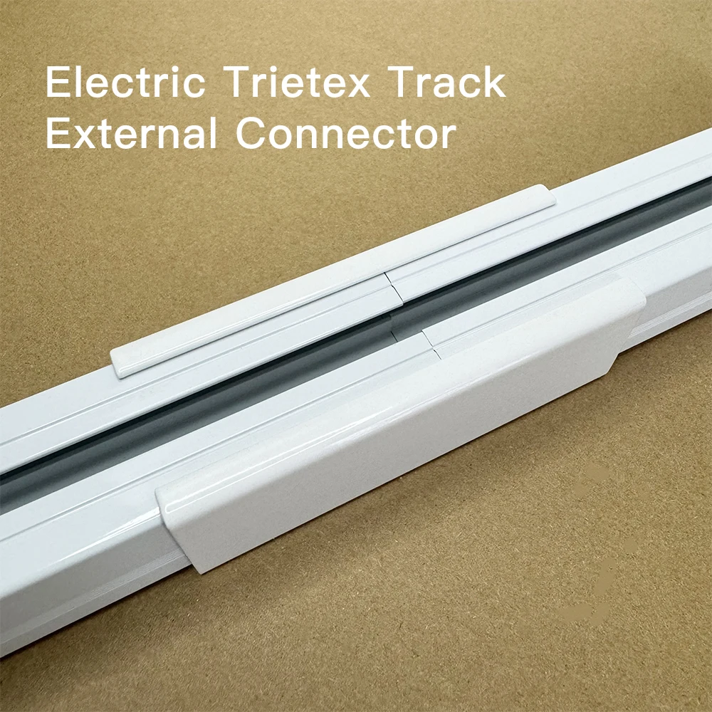 Curtain Track External Connetor for Electric Curtain Trietex Rail Joint Motorized Curtain Accessories JIALISI Track Coupler