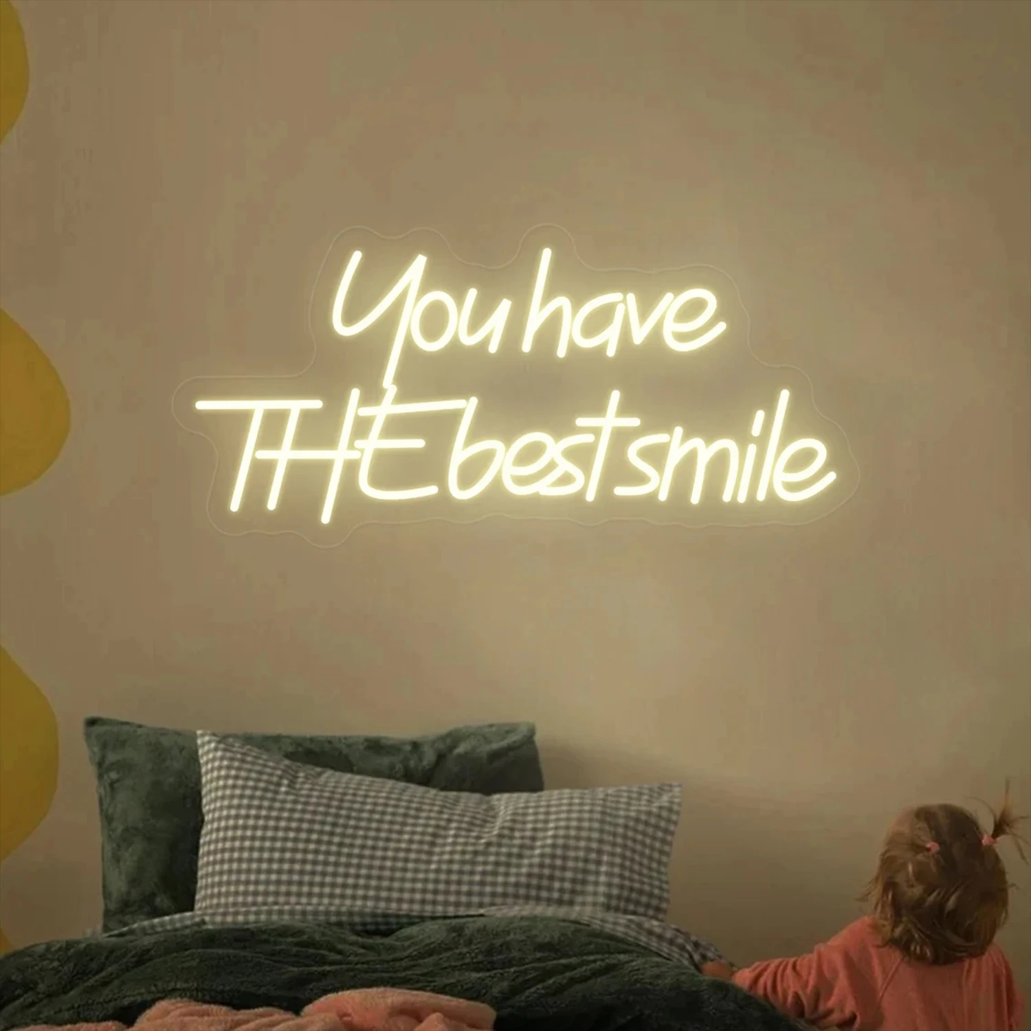 You Have The Best Smile Neon Signs LED Room Wall Decor USB Powered For Bedroom Living Room Birthday Party Home Art Decor Gifts