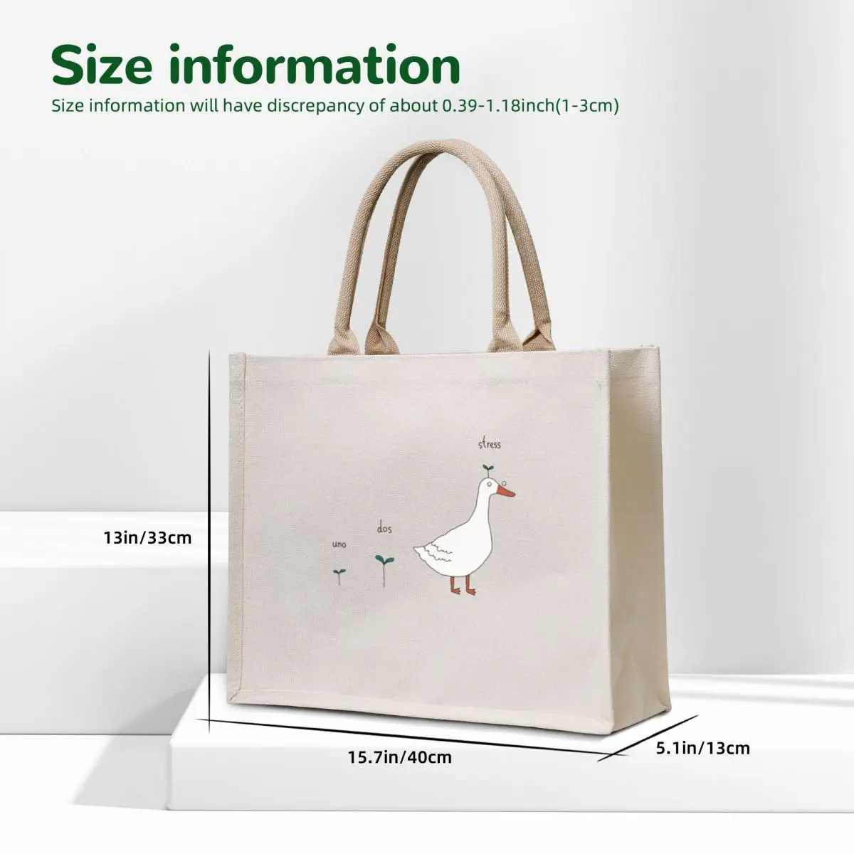 uno dos stress Tote Bag tote bag men hand bag for beach sac pour femme